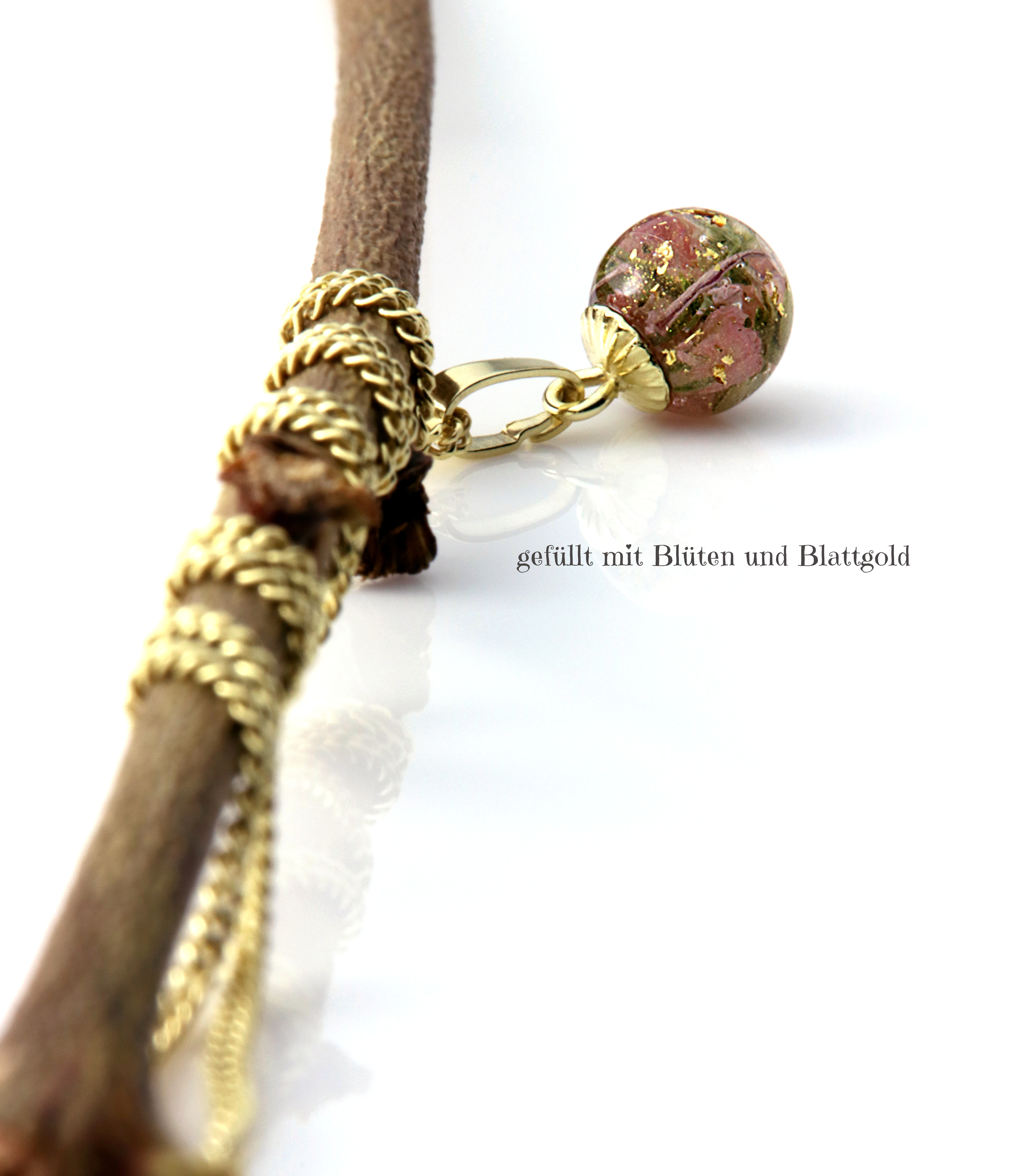 Perle 8 mm Echtgold Perle 8 mm Echtgold