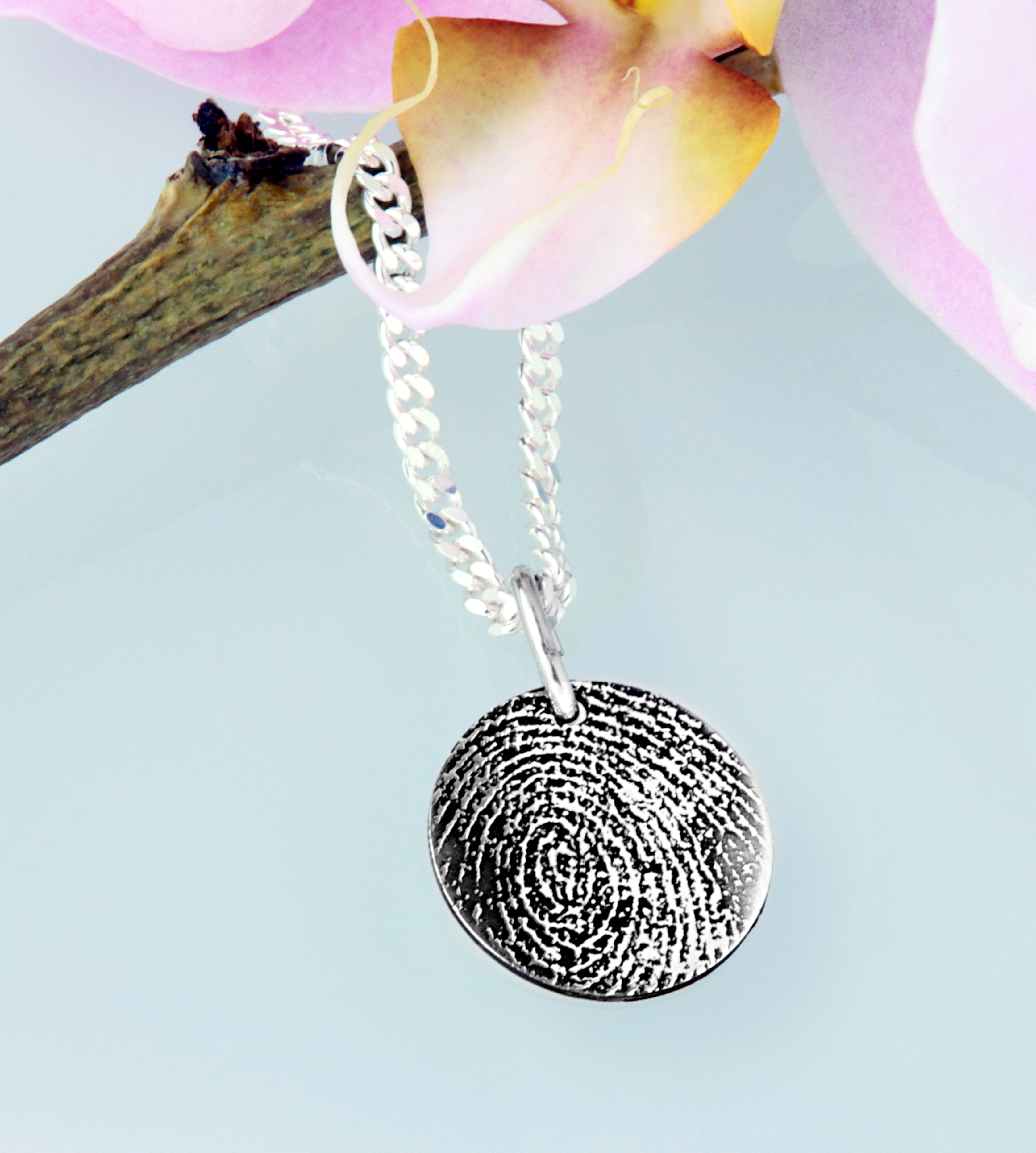 Gravurplatte Fingerabdruck