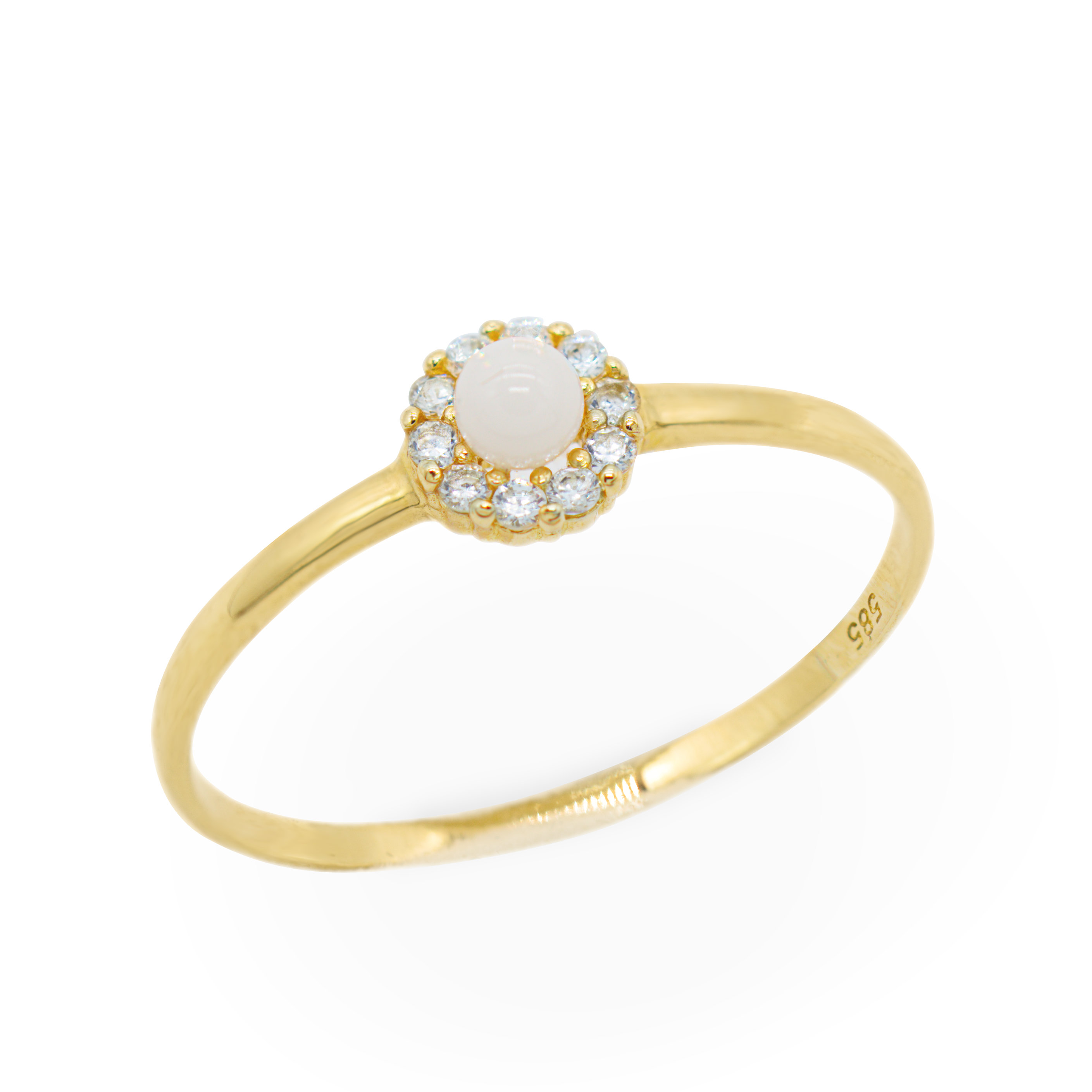 Ring "Elegance" 585 er Gelbgold