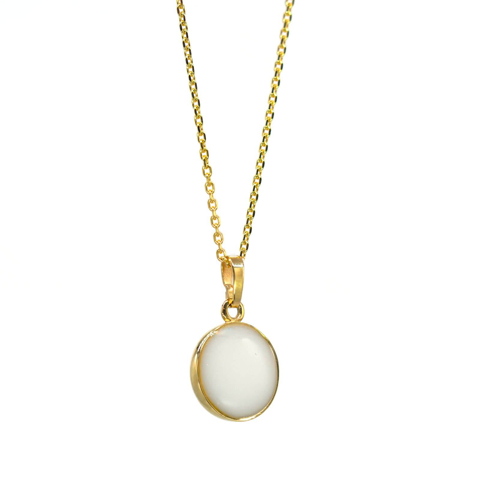 Medaillon, 12 mm Echtgold Medaillon, 12 mm Echtgold