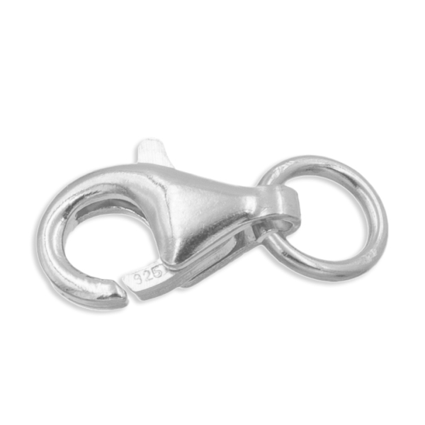 Karabiner 9mm Silber 925